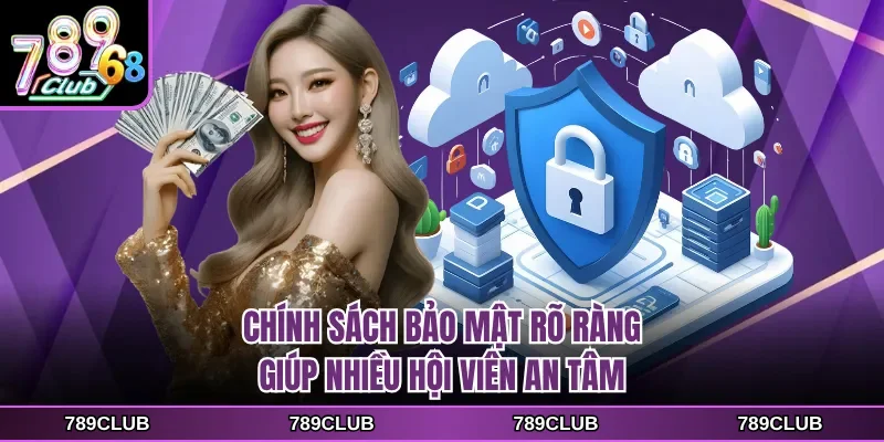 Chính sách bảo mật rõ ràng giúp nhiều hội viên an tâm