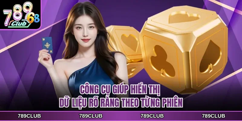 Công cụ giúp hiển thị dữ liệu rõ ràng theo từng phiên