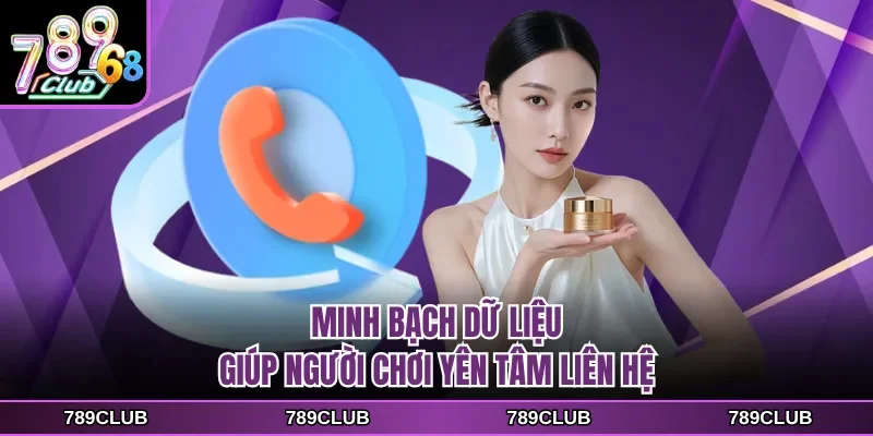 Minh bạch dữ liệu giúp người chơi yên tâm liên hệ